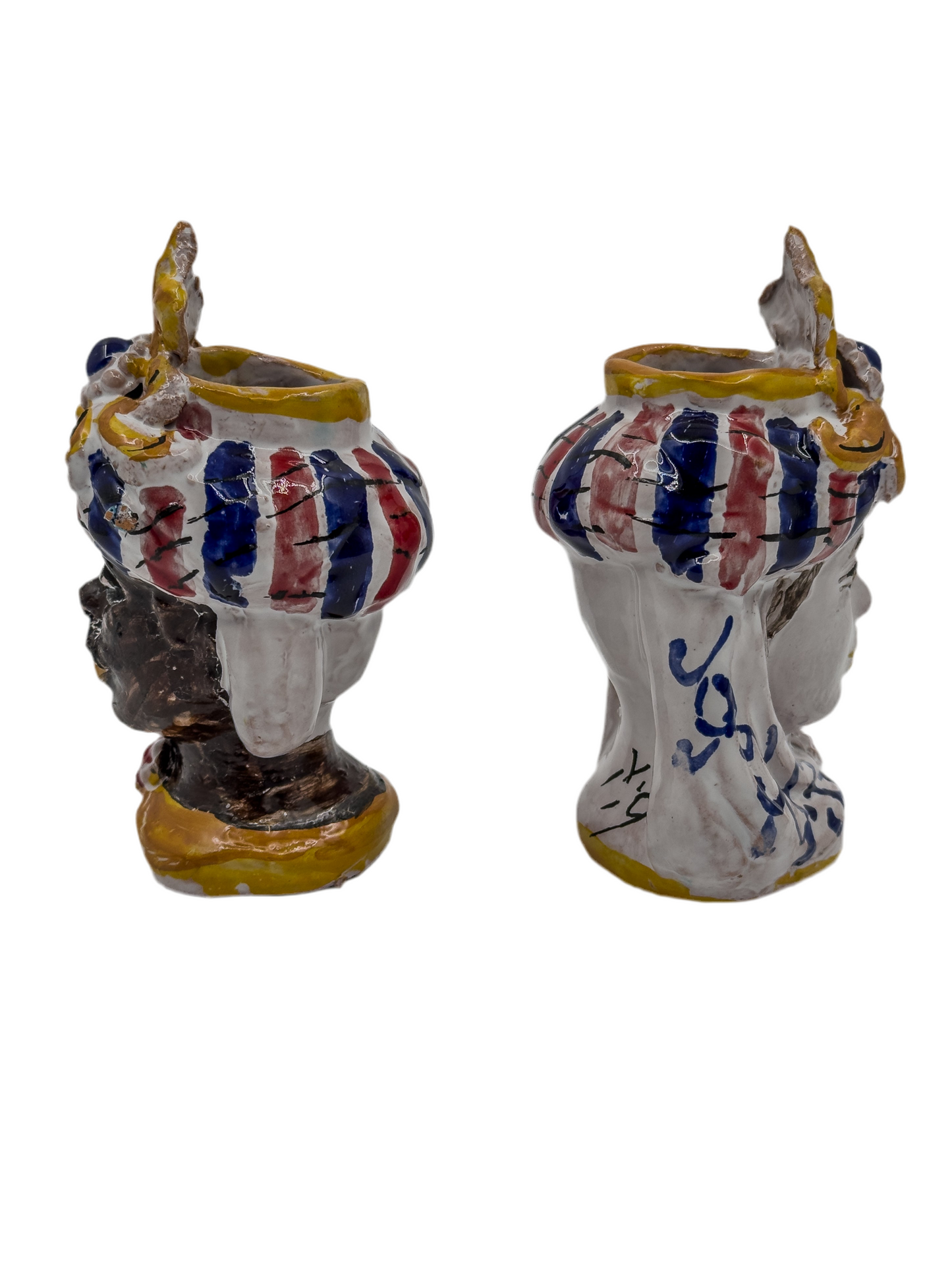 Testine di Moro coppia 11 cm h
